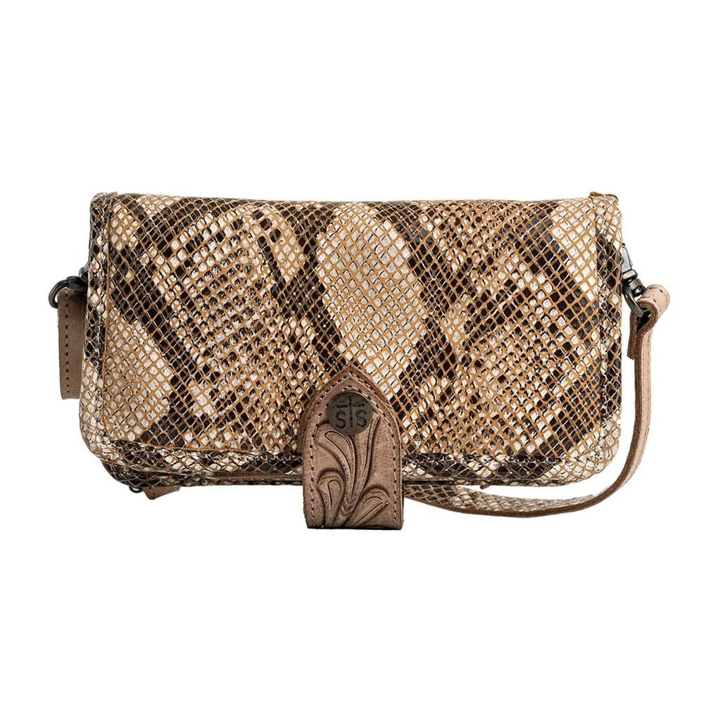 NWT - Stella Python Crossbody Wallet by STS
